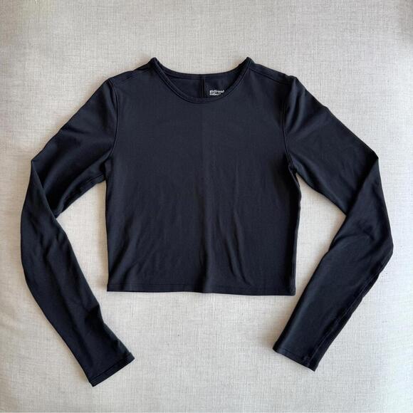 Girlfriend Collective Reset Long Sleeve Top Black Size XS - Picture 2 of 7